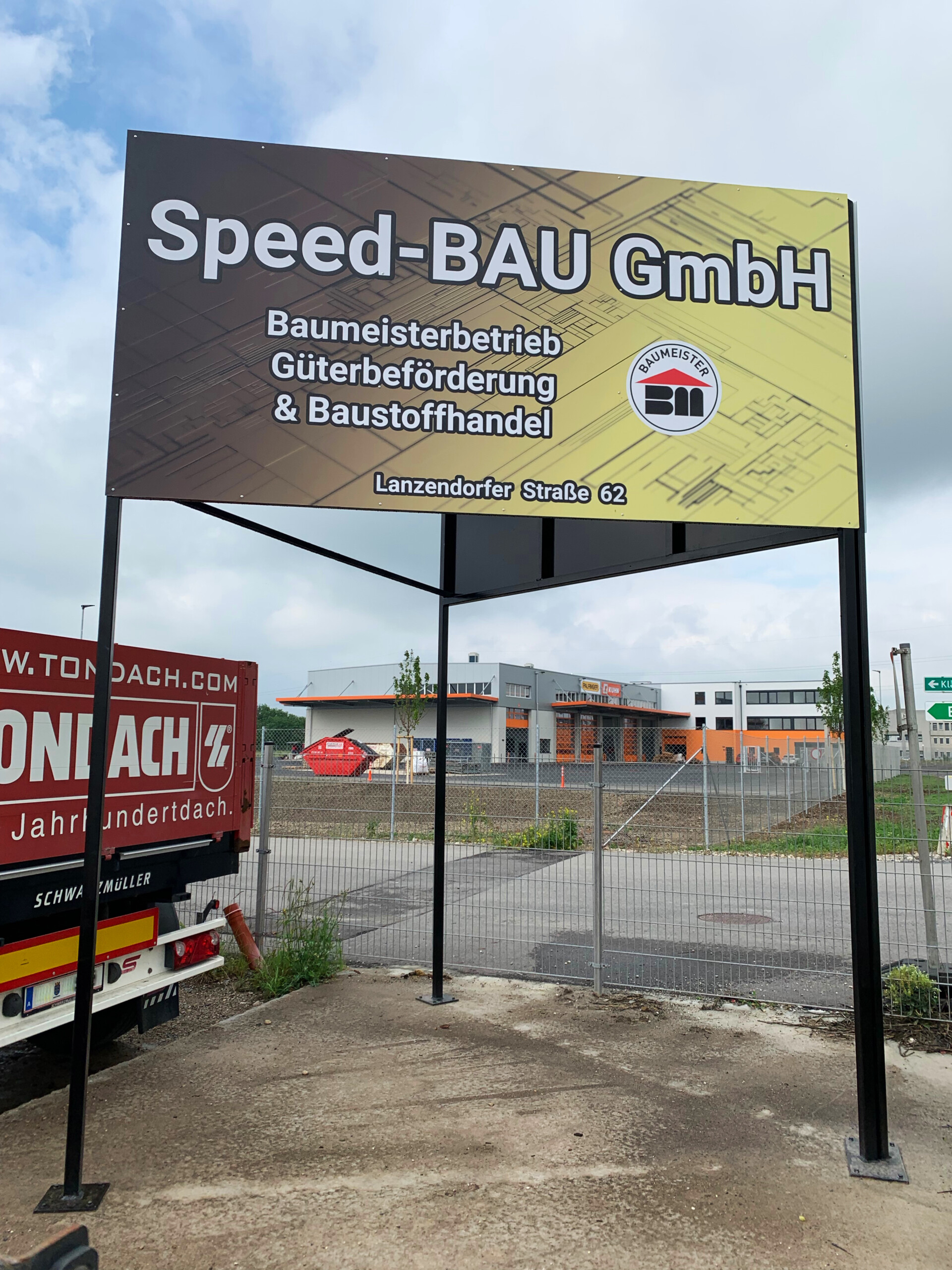 Speed BAU schild